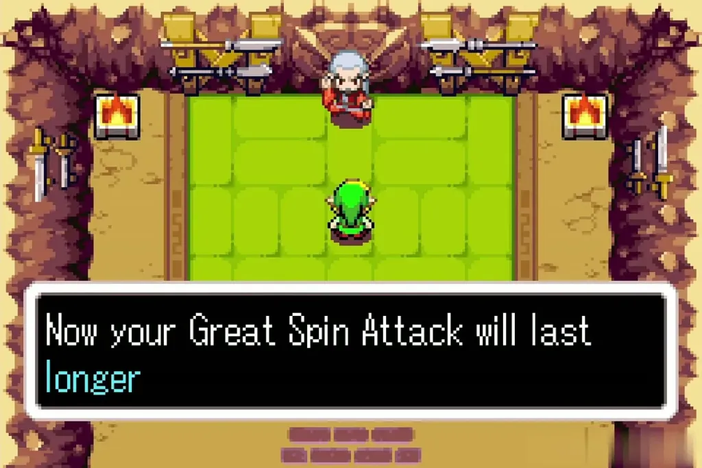 Greatblade saying the Great Spin Attack will last longer Greatblade saying the Great Spin Attack will last longer