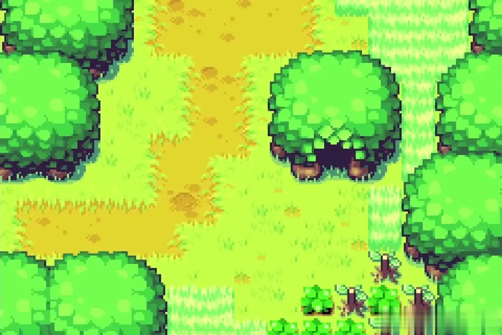 The hollow tree with its entrance cleared of vines and open The hollow tree with its entrance cleared of vines and open