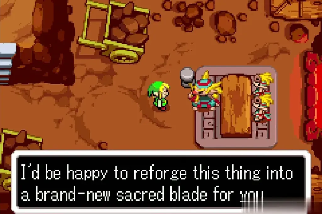 Melari saying he will reforge the thing into a brand-new sacred blade Melari saying he will reforge the thing into a brand-new sacred blade