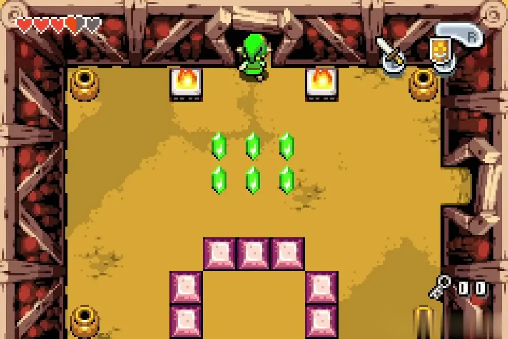 The narrow room full of green rupees The narrow room full of green rupees