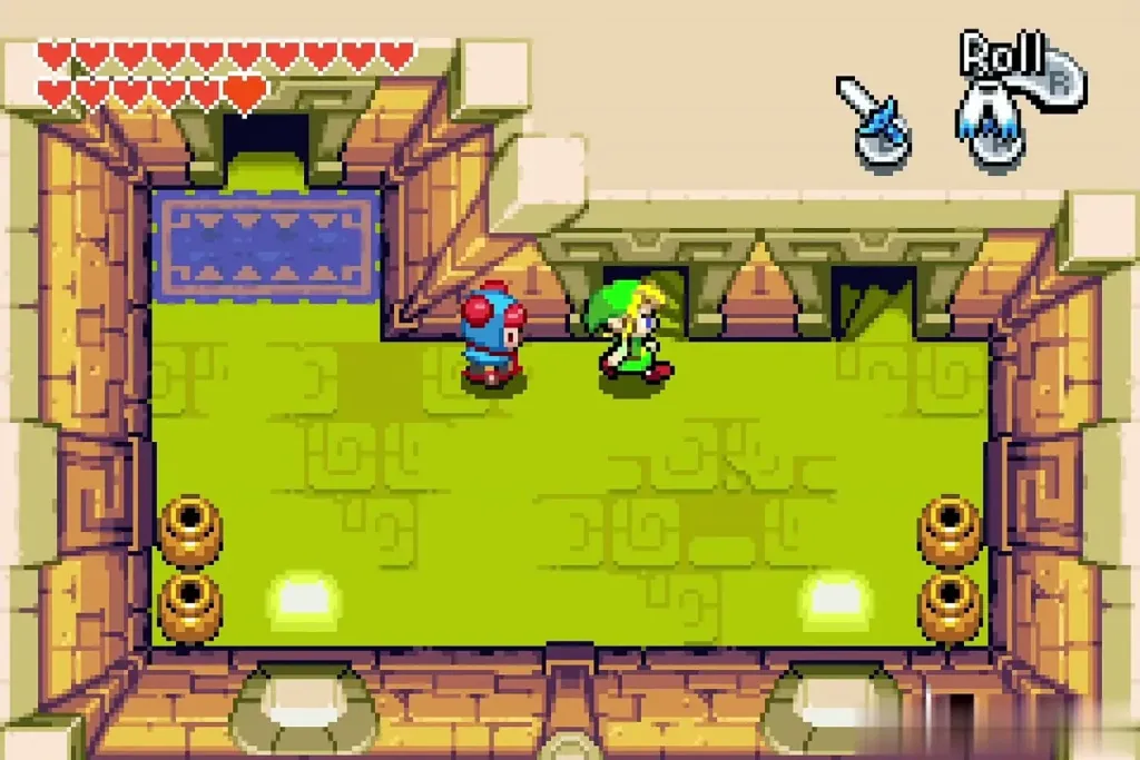 Link approaching Flurris inside the Wind Tribe house