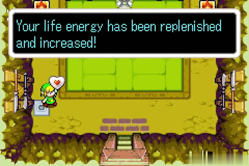 Link with the heart: Your life energy has been replenished and increased