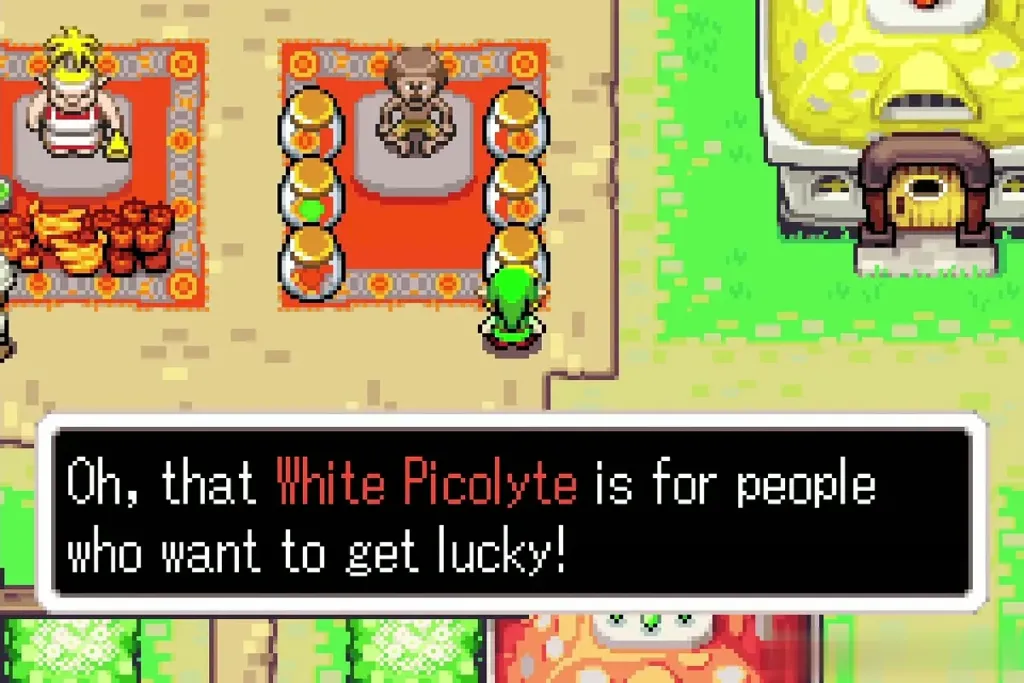The seller says White Picolyte is for people who want to get lucky