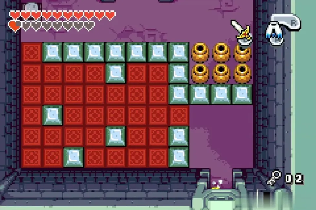 The tile floor turned fully red with the door open The tile floor turned fully red with the door open