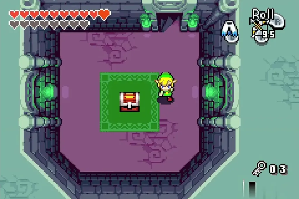 The chest in the small room before the fourth key The chest in the small room before the fourth key