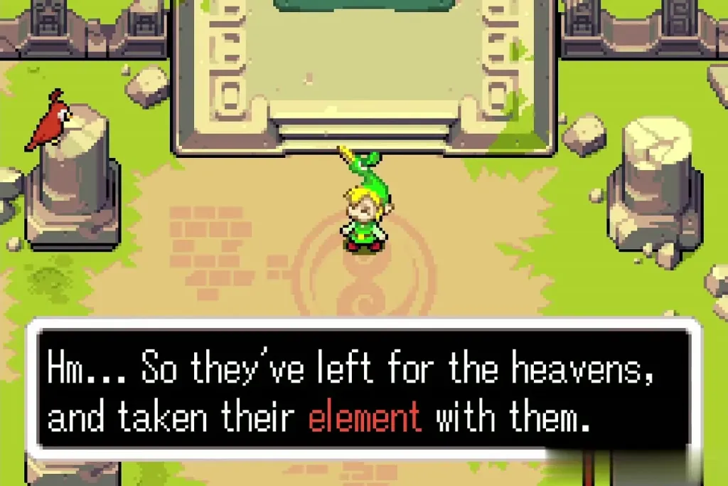Ezlo saying the Tribe left for the heavens with its element Ezlo saying the Tribe left for the heavens with its element