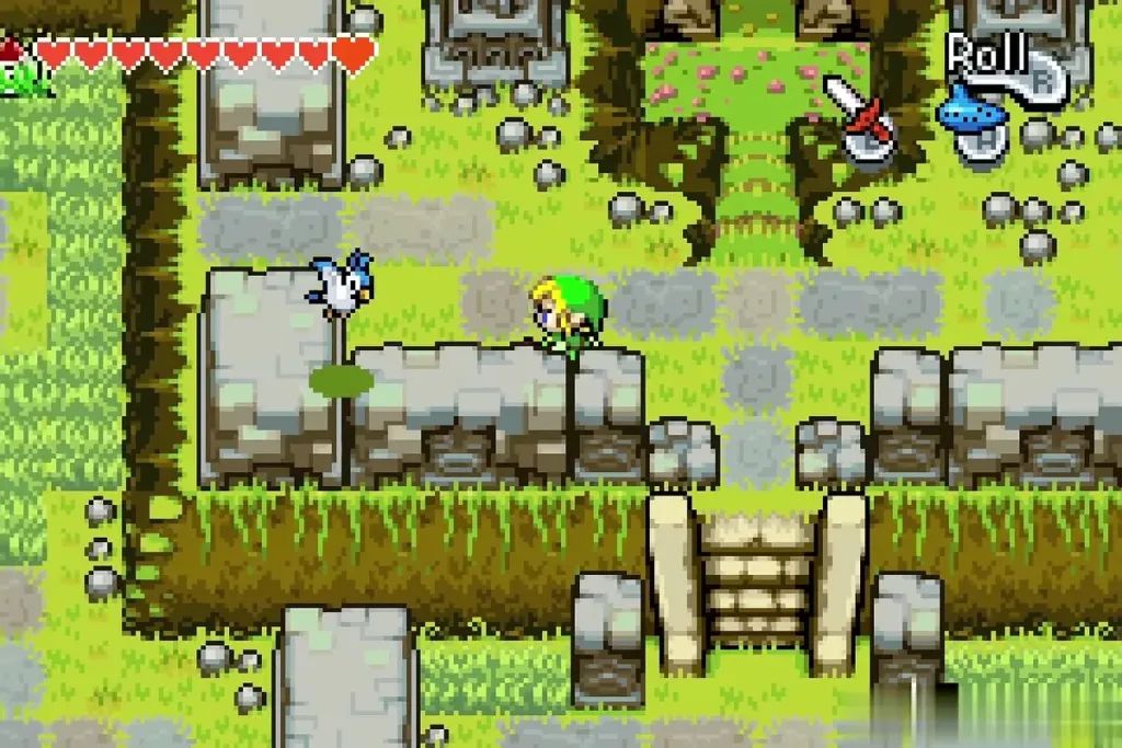 Zeffa flying beside Link before the warp to Lake Hylia Zeffa flying beside Link before the warp to Lake Hylia