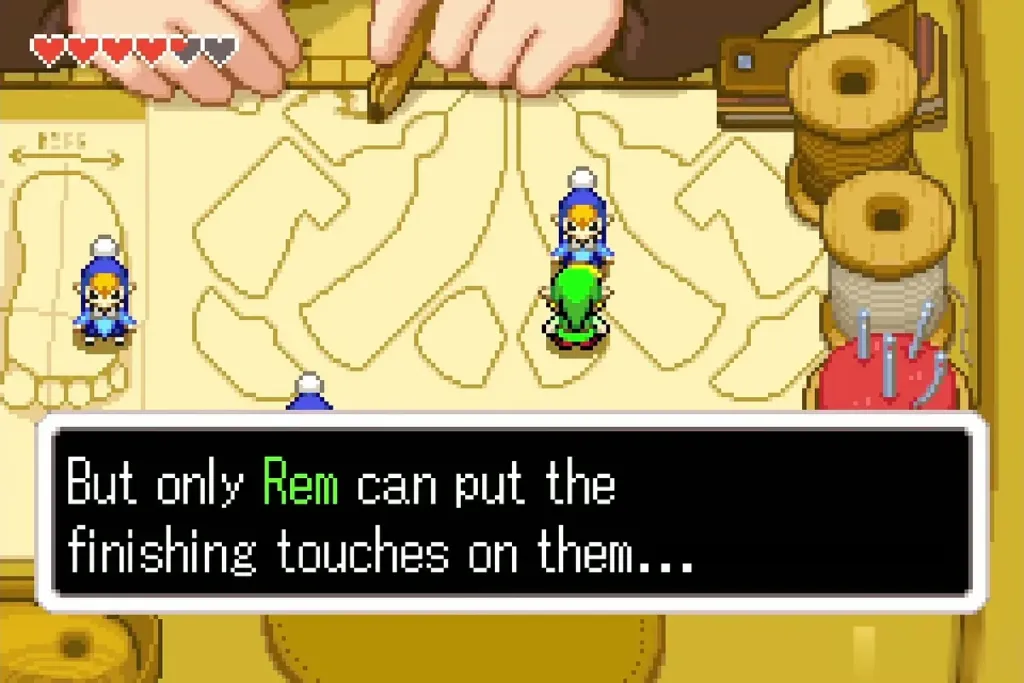 Minish explain only Rem can finish the boots