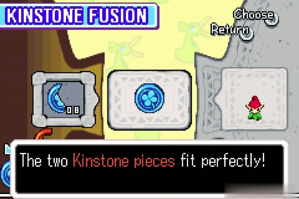 Kinstone Fusion screen with two blue pieces fitting perfectly Kinstone Fusion screen with two blue pieces fitting perfectly