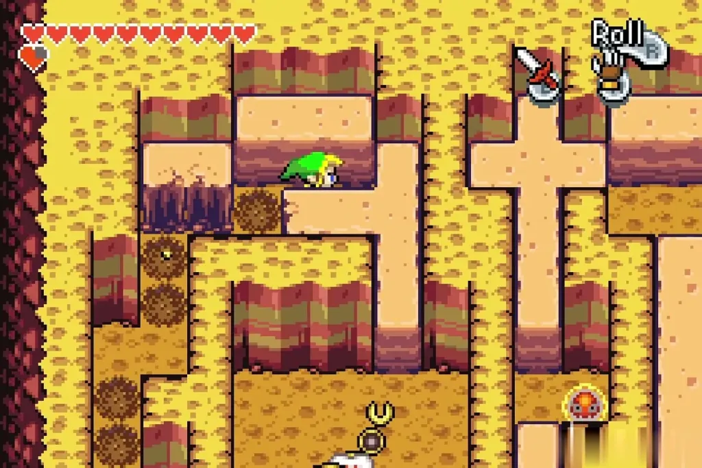 Link tunnelling through the sand with the Mole Mitts Link tunnelling through the sand with the Mole Mitts