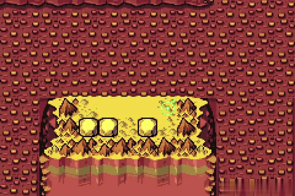 Cutscene of a rocky ledge on the Crenel Wall as the fusion takes effect Cutscene of a rocky ledge on the Crenel Wall as the fusion takes effect
