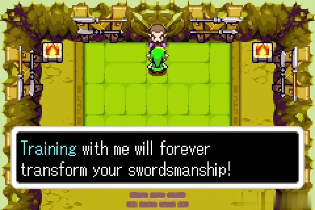 Scarblade says training will transform your swordsmanship Scarblade says training will transform your swordsmanship