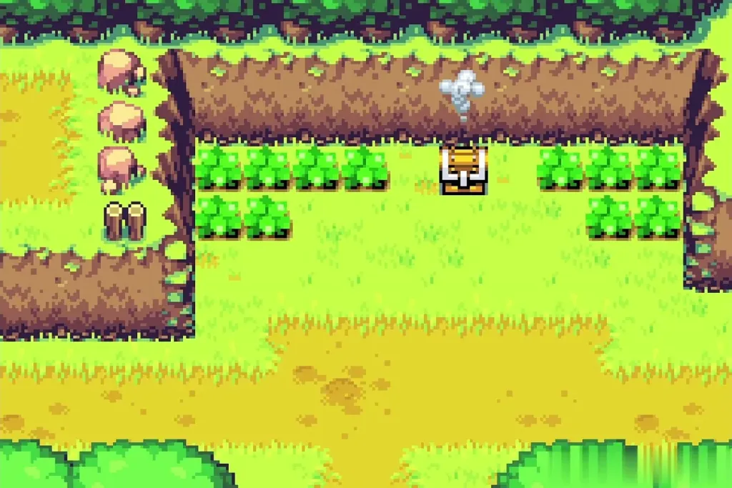 A chest appearing in Trilby Highlands after the fusion A chest appearing in Trilby Highlands after the fusion