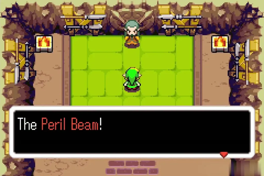 Waveblade in his dojo explains the Peril Beam Waveblade in his dojo explains the Peril Beam