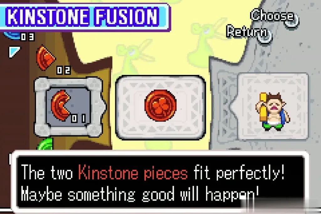 Kinstone Fusion screen: the two Kinstone pieces fit perfectly with Bremor Kinstone Fusion screen: the two Kinstone pieces fit perfectly with Bremor