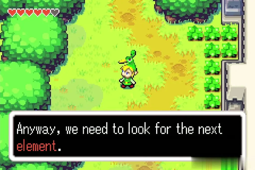 Ezlo telling Link they must look for the next Element Ezlo telling Link they must look for the next Element