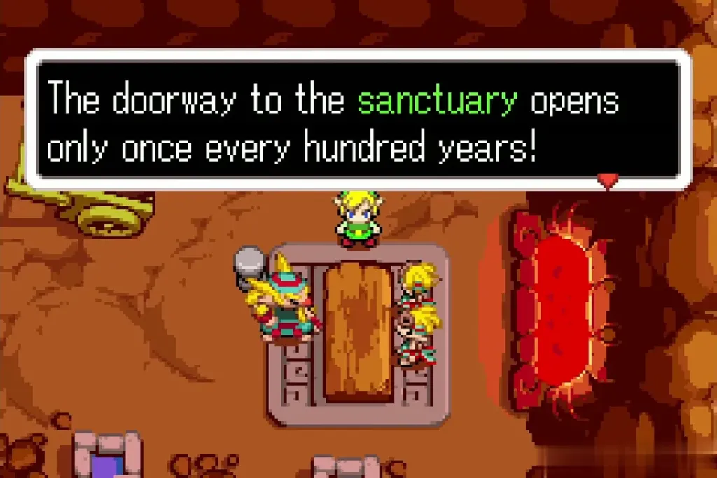 Melari saying the sanctuary doorway opens only once every hundred years Melari saying the sanctuary doorway opens only once every hundred years