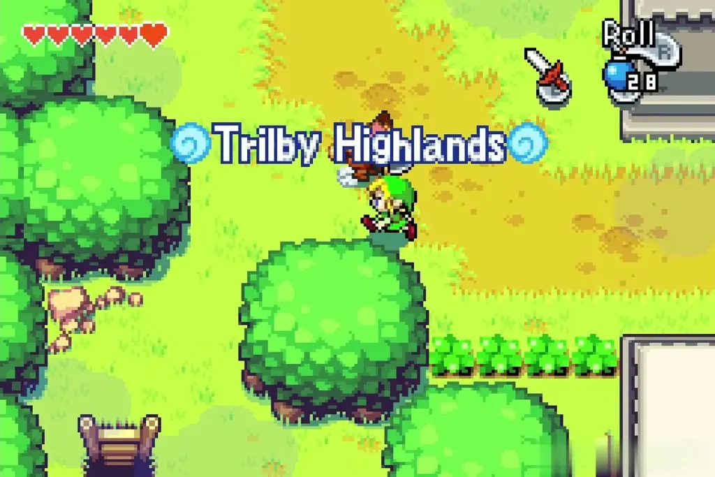 Link arriving in Trilby Highlands Link arriving in Trilby Highlands