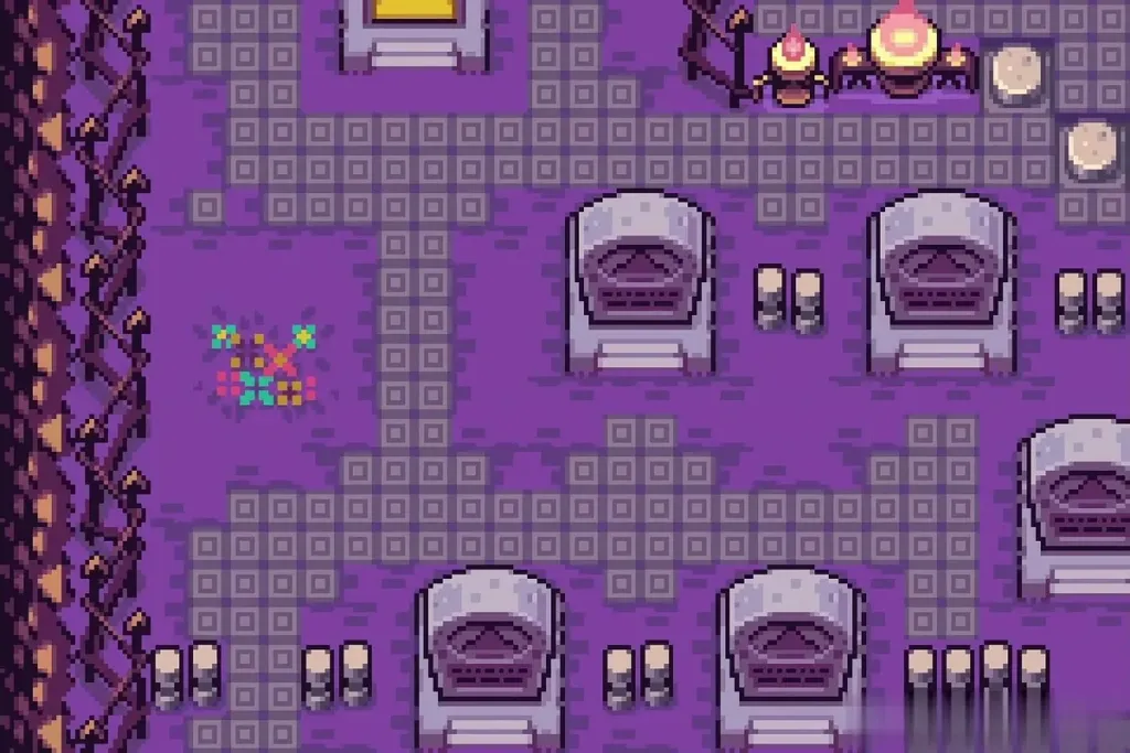 A glittering spot appearing in the Royal Valley graveyard
