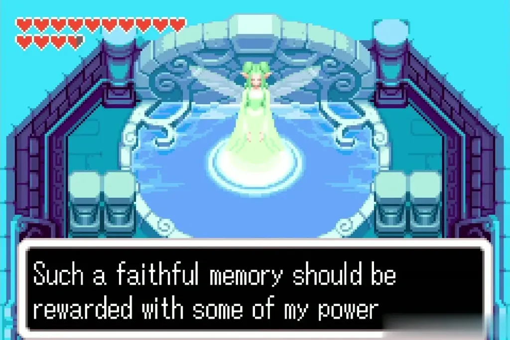The Great Fairy saying a faithful memory deserves some of her power
