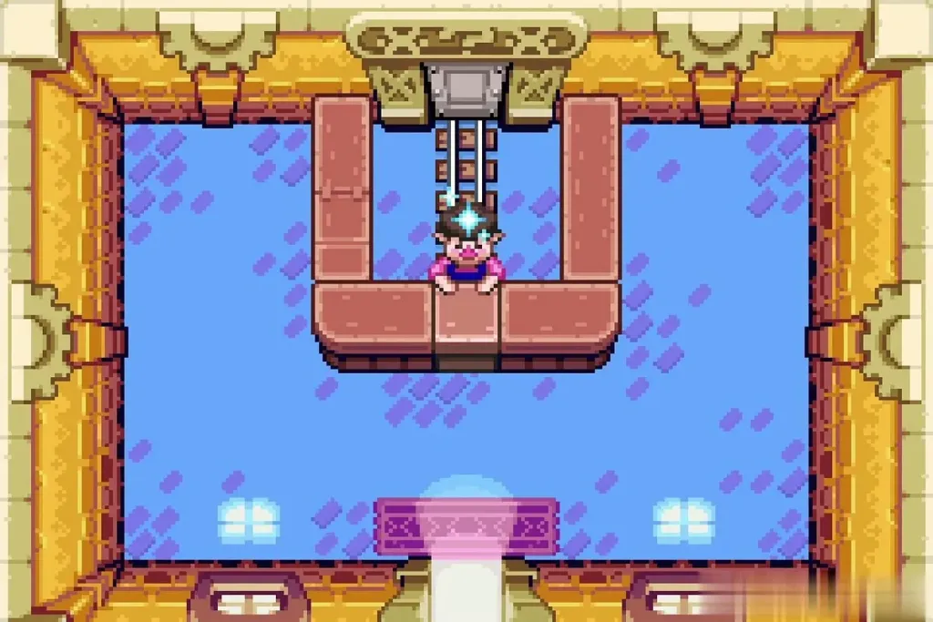 The chest game owner in Hyrule Town as the fusion takes effect
