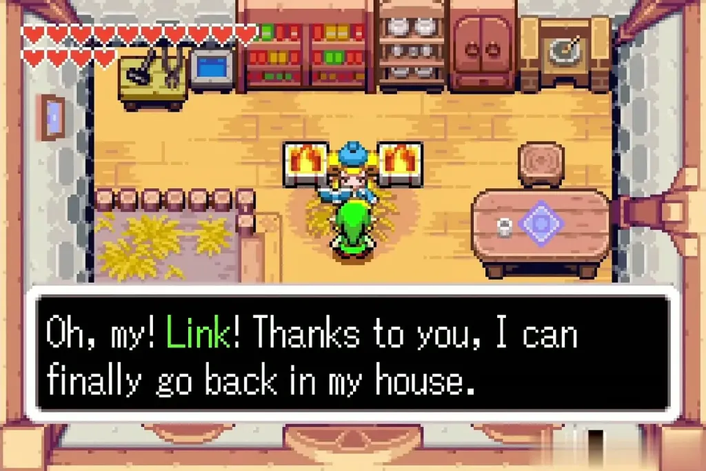 The resident thanking Link now that both fireplaces burn