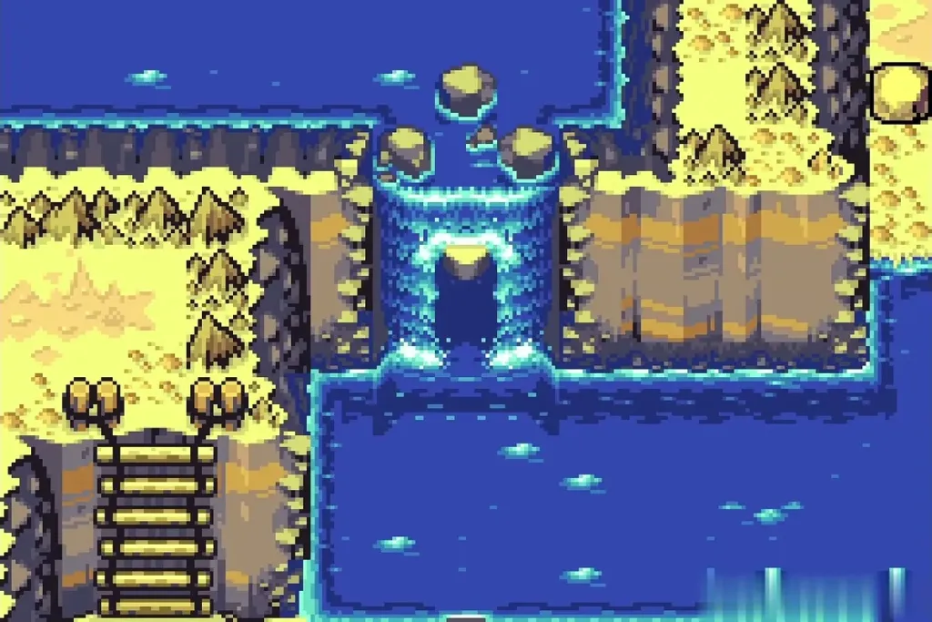 The Veil Falls waterfall opened to reveal a cave entrance