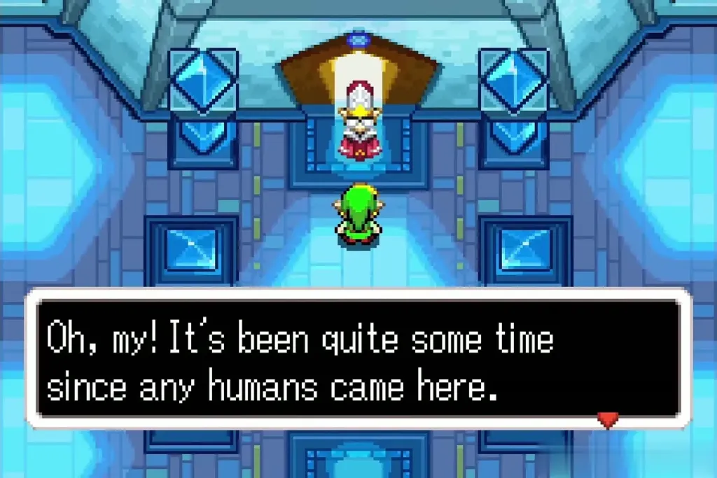 Festari greeting Link inside the blue abbey