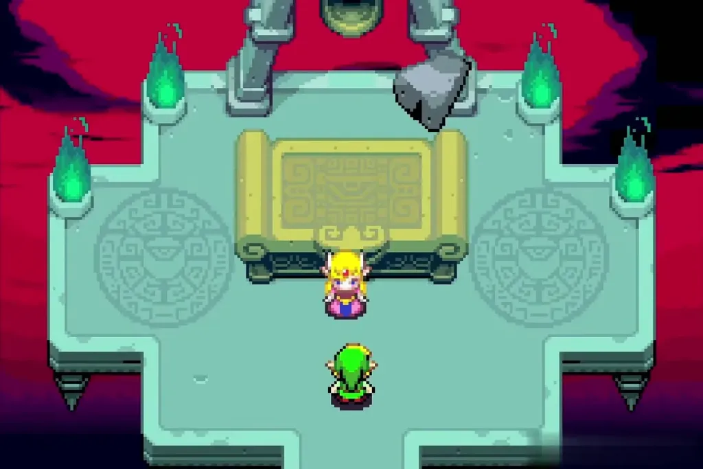 A rock falling onto the dais as the castle shakes A rock falling onto the dais as the castle shakes