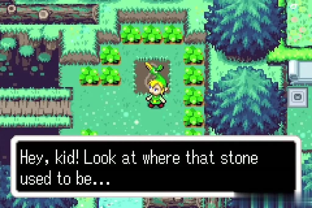 The stone gone, leaving a wind symbol where it stood The stone gone, leaving a wind symbol where it stood