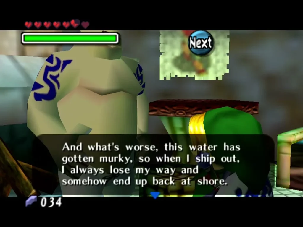 The Fisherman in his hut says the water has gotten murky and he always ends up back at shore The Fisherman in his hut says the water has gotten murky and he always ends up back at shore