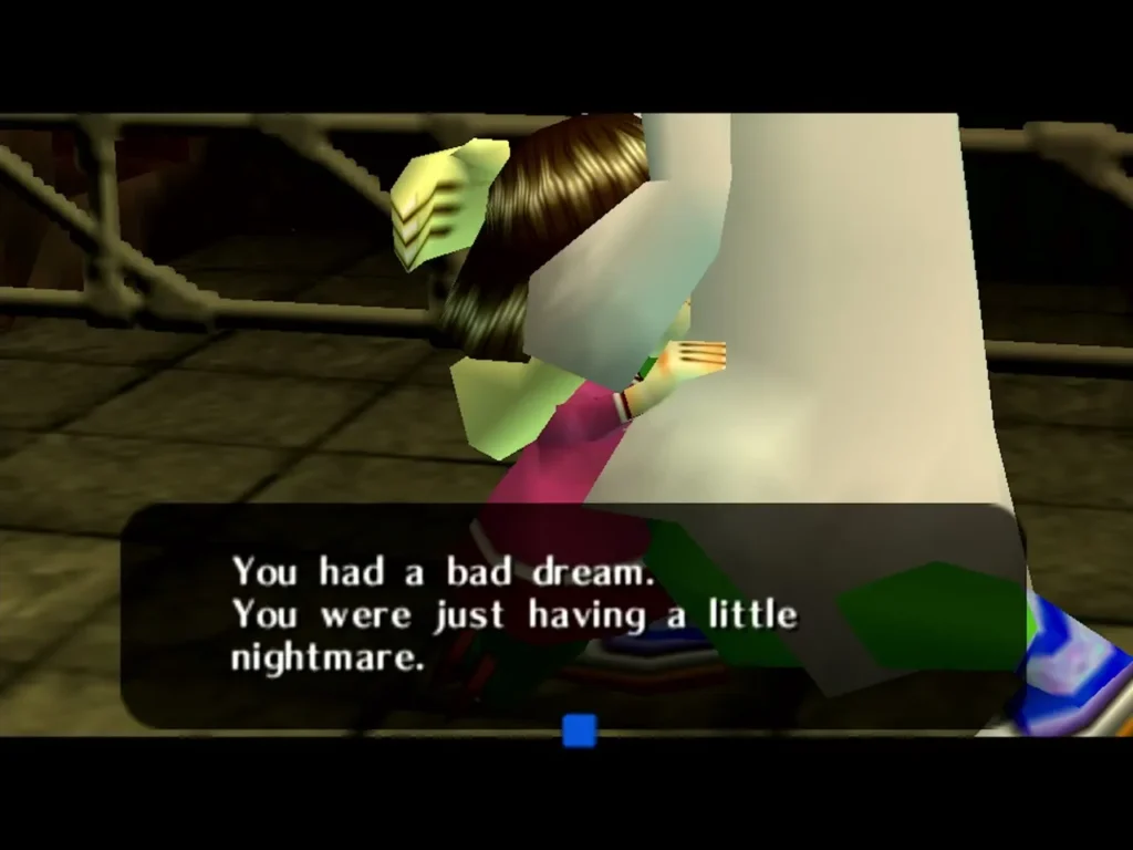 Pamela holds her father close and tells him he had a bad dream Pamela holds her father close and tells him he had a bad dream