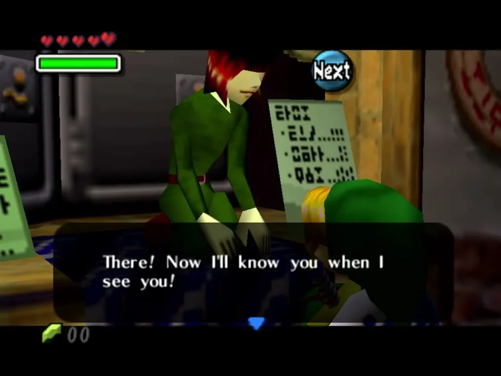 Bank clerk telling Link he will know him when he sees him again Bank clerk telling Link he will know him when he sees him again