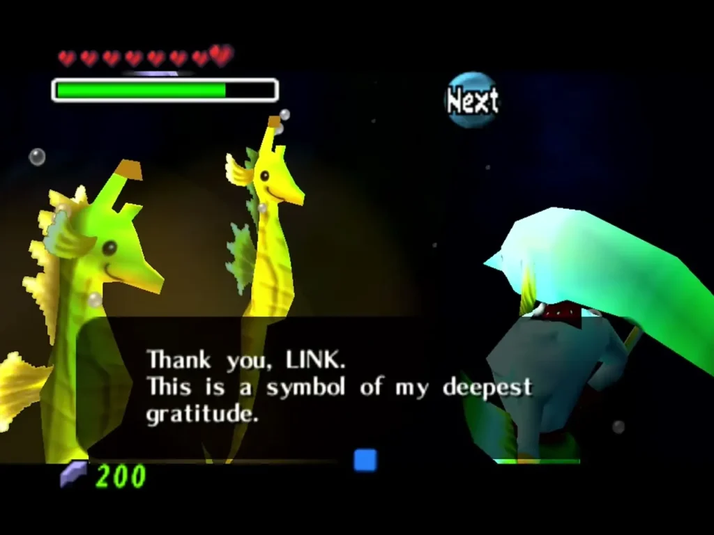 Two seahorses thanking Link with the message about a symbol of gratitude Two seahorses thanking Link with the message about a symbol of gratitude