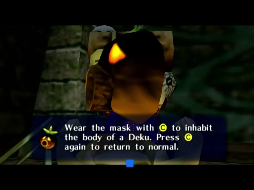 Deku Link with the prompt to inhabit a Deku body