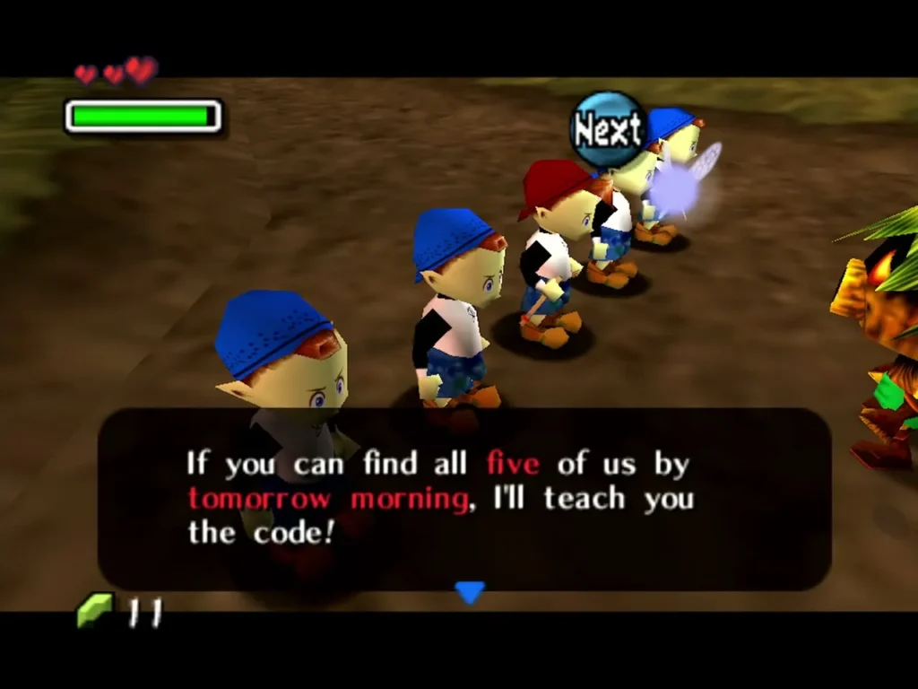 Bombers gang members asking Link to find all five of them by morning for the code Bombers gang members asking Link to find all five of them by morning for the code