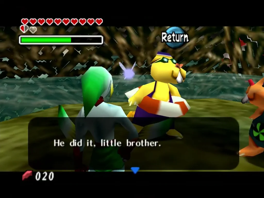 The big Zora brother praises his little brother after the ring course The big Zora brother praises his little brother after the ring course
