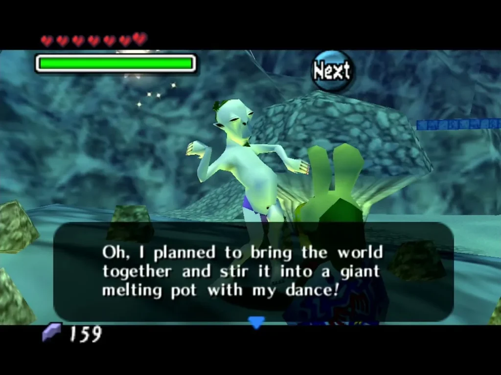 Kamaro, the pale dancing spirit, says he planned to stir the world into a giant melting pot with his dance Kamaro, the pale dancing spirit, says he planned to stir the world into a giant melting pot with his dance