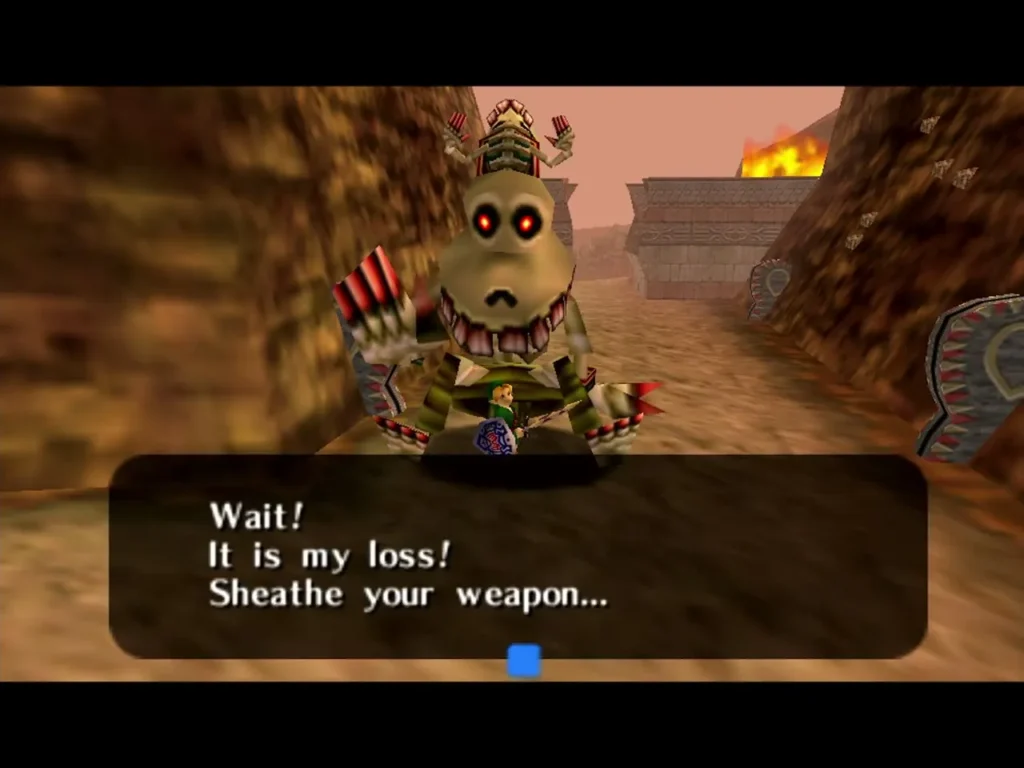 Captain Keeta says Wait! It is my loss! Sheathe your weapon Captain Keeta says Wait! It is my loss! Sheathe your weapon