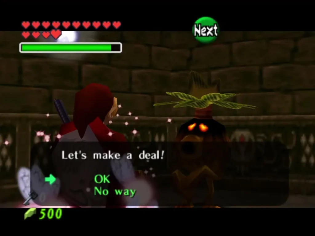 A Business Scrub asking "Let's make a deal!" with the OK and No way choices A Business Scrub asking "Let's make a deal!" with the OK and No way choices