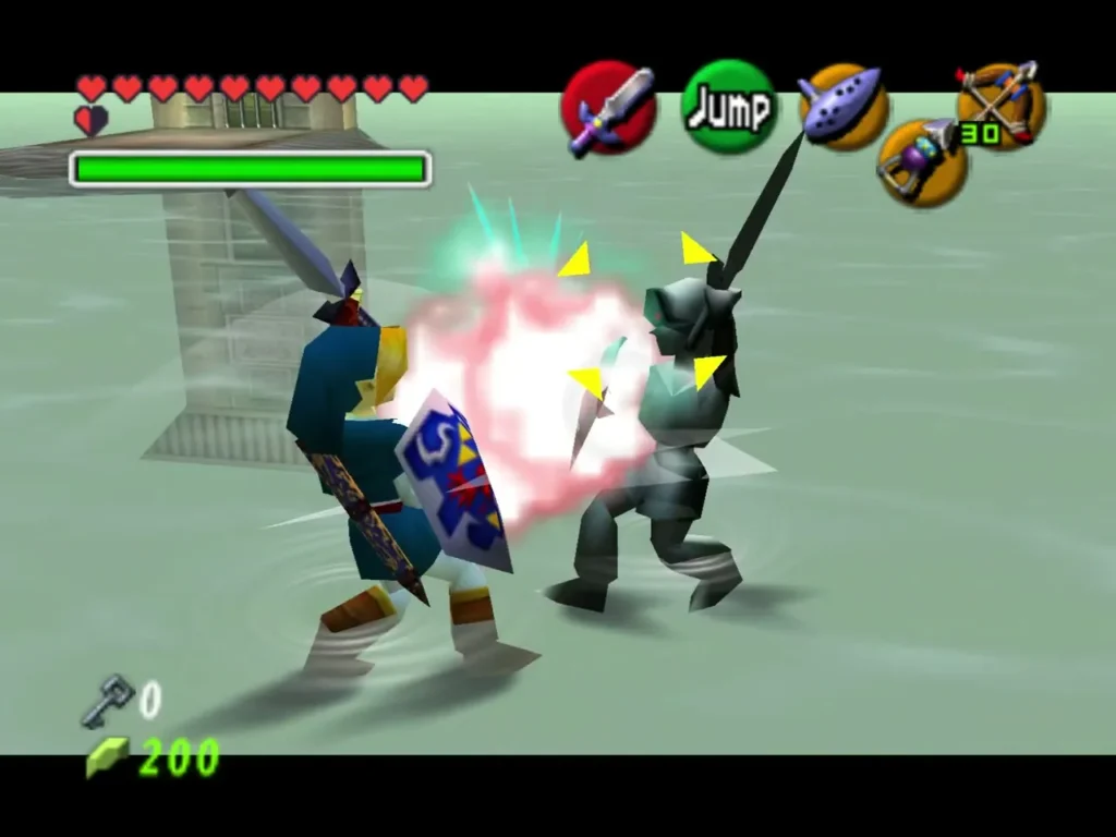 Link and Dark Link trading blows with sparks flying in the arena Link and Dark Link trading blows with sparks flying in the arena