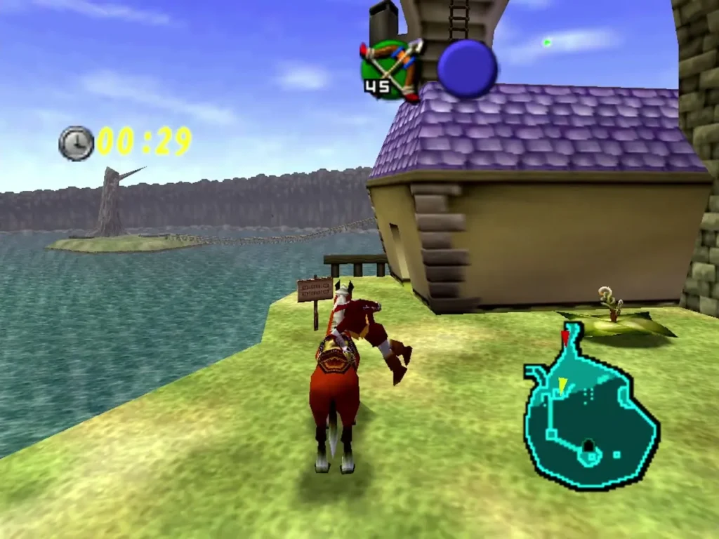 A bean sprout growing on the grass beside the Lakeside Laboratory as Link rides past A bean sprout growing on the grass beside the Lakeside Laboratory as Link rides past