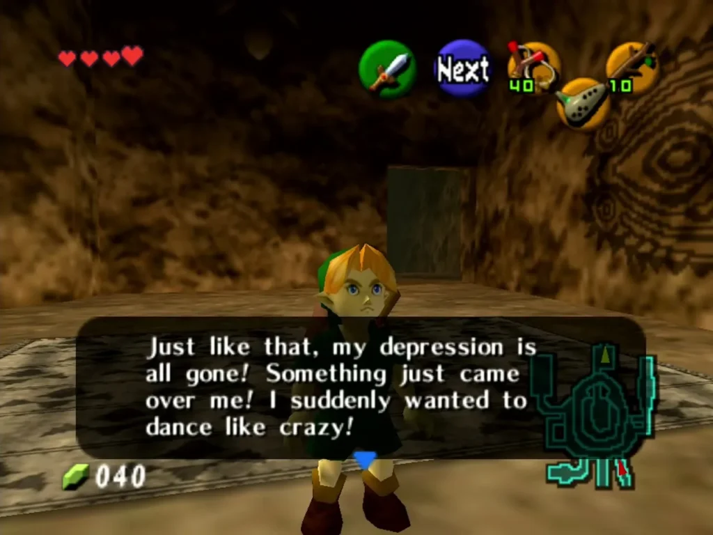 Child Link hearing Darunia say he suddenly wanted to dance like crazy Child Link hearing Darunia say he suddenly wanted to dance like crazy