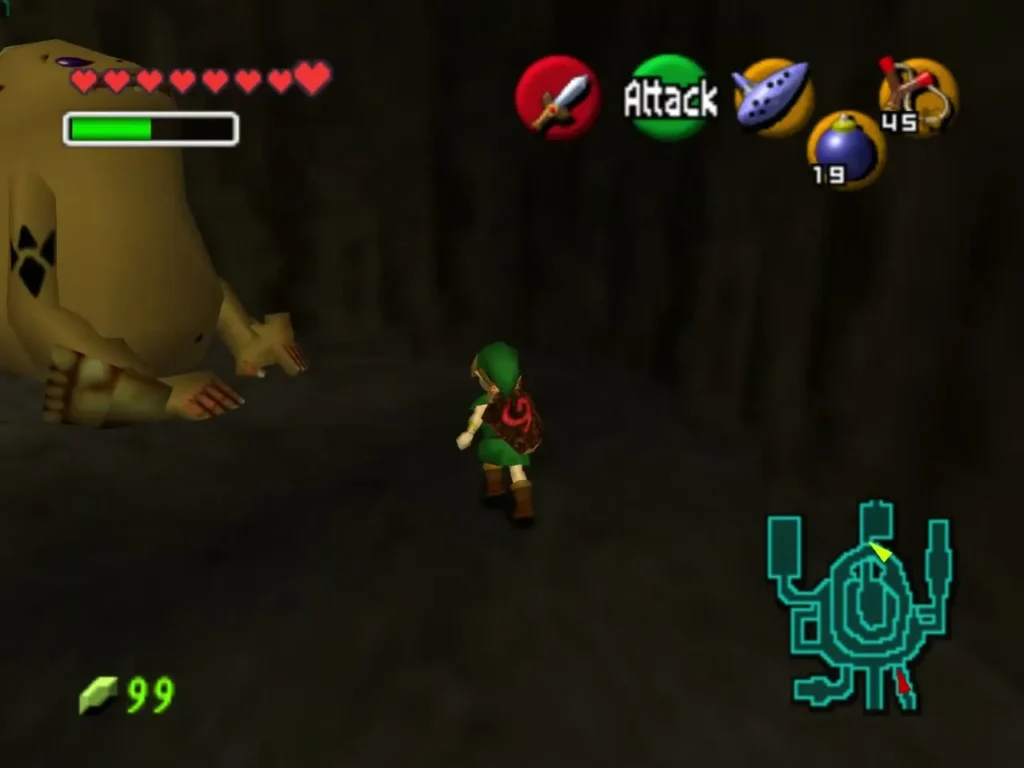 The Hot Rodder Goron uncurled and sitting dazed on the path after the bomb hit him The Hot Rodder Goron uncurled and sitting dazed on the path after the bomb hit him