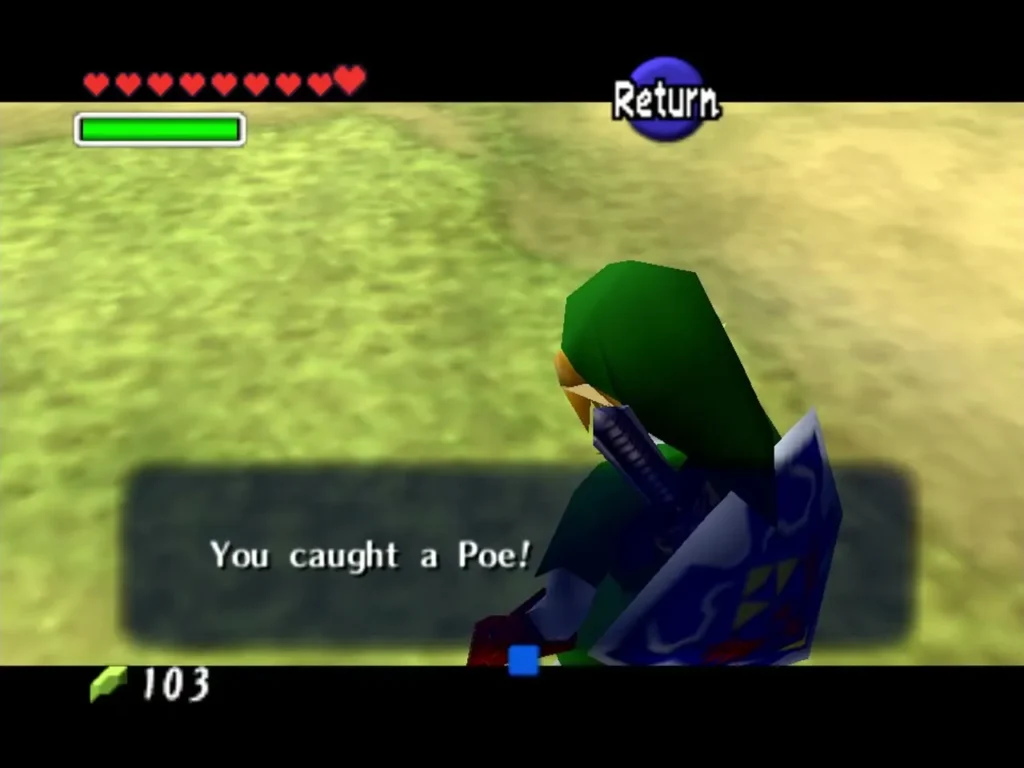 Link in the Field with the You caught a Poe message Link in the Field with the You caught a Poe message