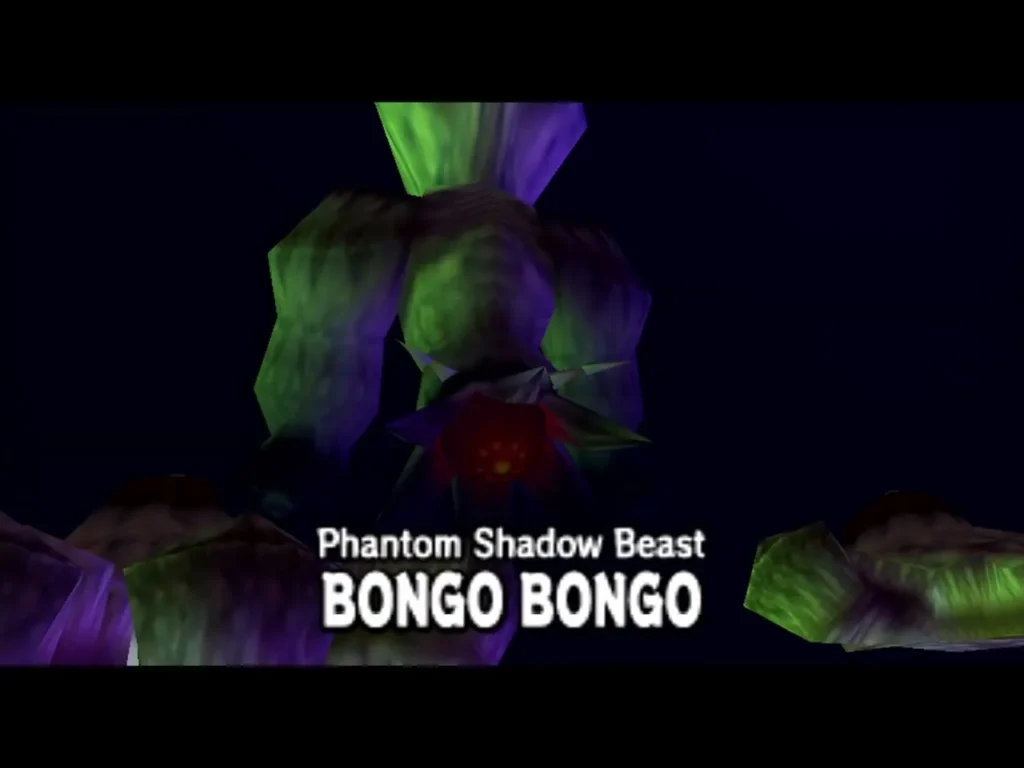 Bongo Bongo title card over the Phantom Shadow Beast Bongo Bongo title card over the Phantom Shadow Beast