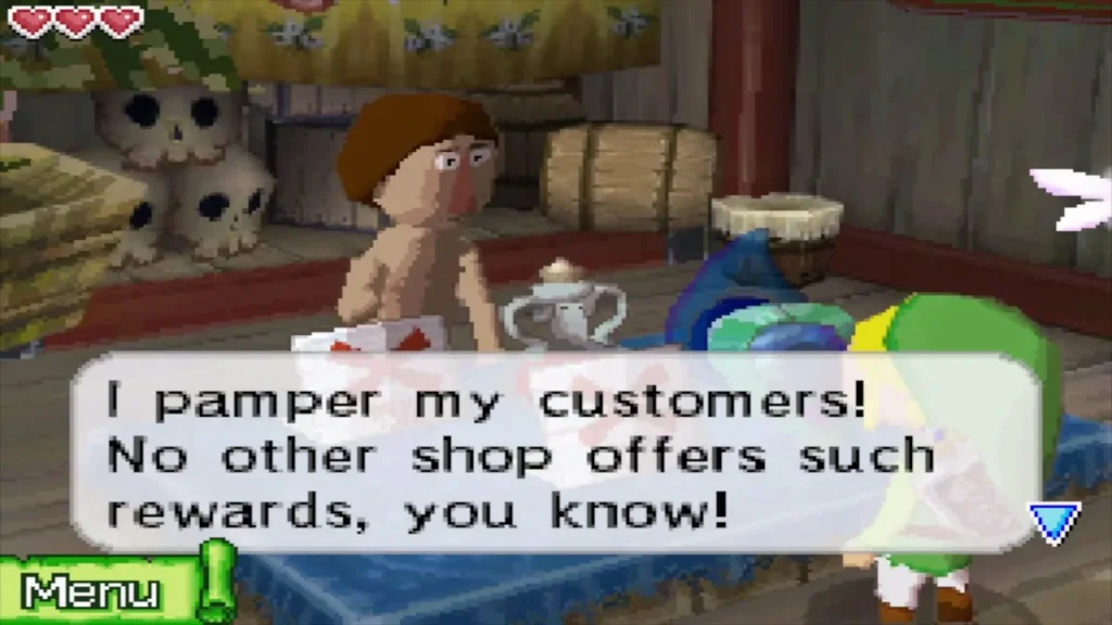 Beedle explaining the rewards he gives regular customers on his Shop Ship Beedle explaining the rewards he gives regular customers on his Shop Ship