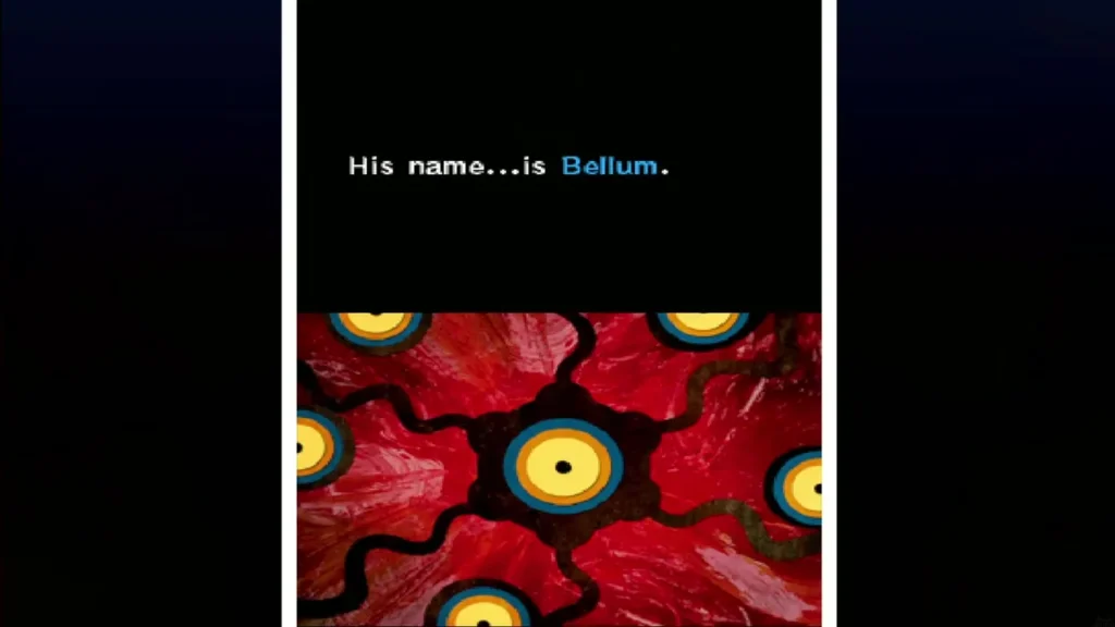 Storybook scene of Bellum's red eyed form as the Ocean King names it Storybook scene of Bellum's red eyed form as the Ocean King names it