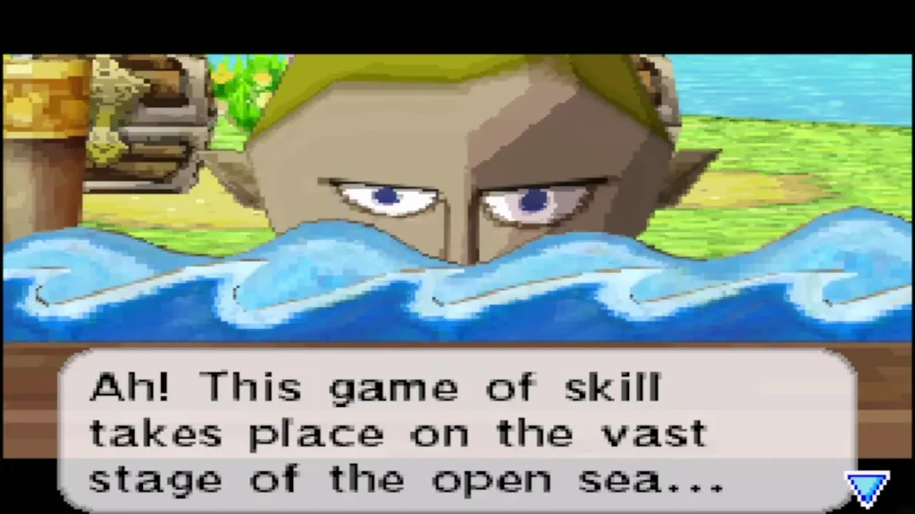 Salvatore introduces his game of skill on the open sea Salvatore introduces his game of skill on the open sea