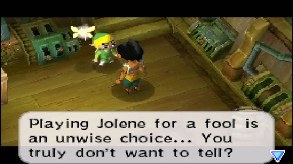 Jolene warning Link that playing her for a fool is unwise Jolene warning Link that playing her for a fool is unwise